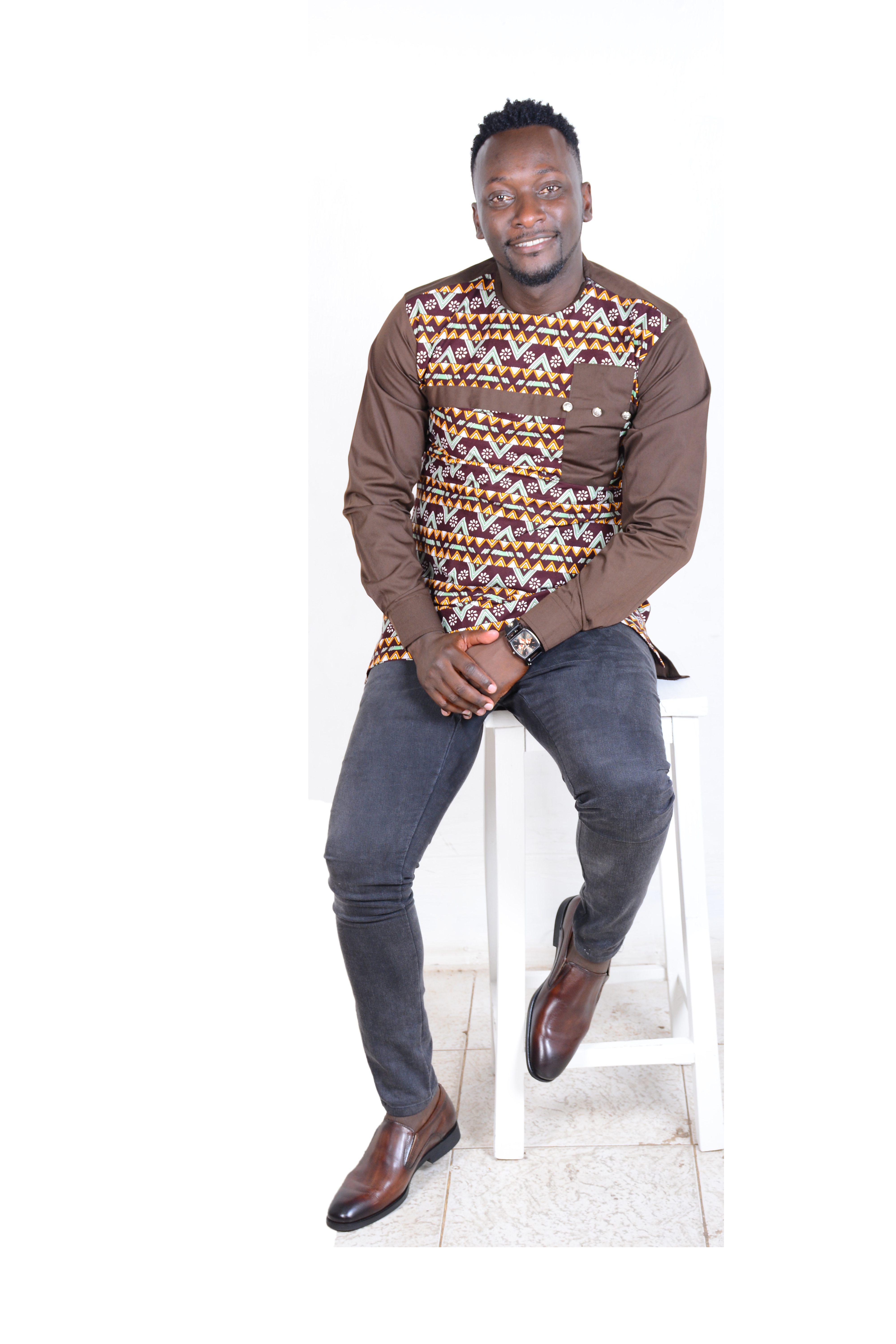 Serengeti Safari - African Shirt - Brown