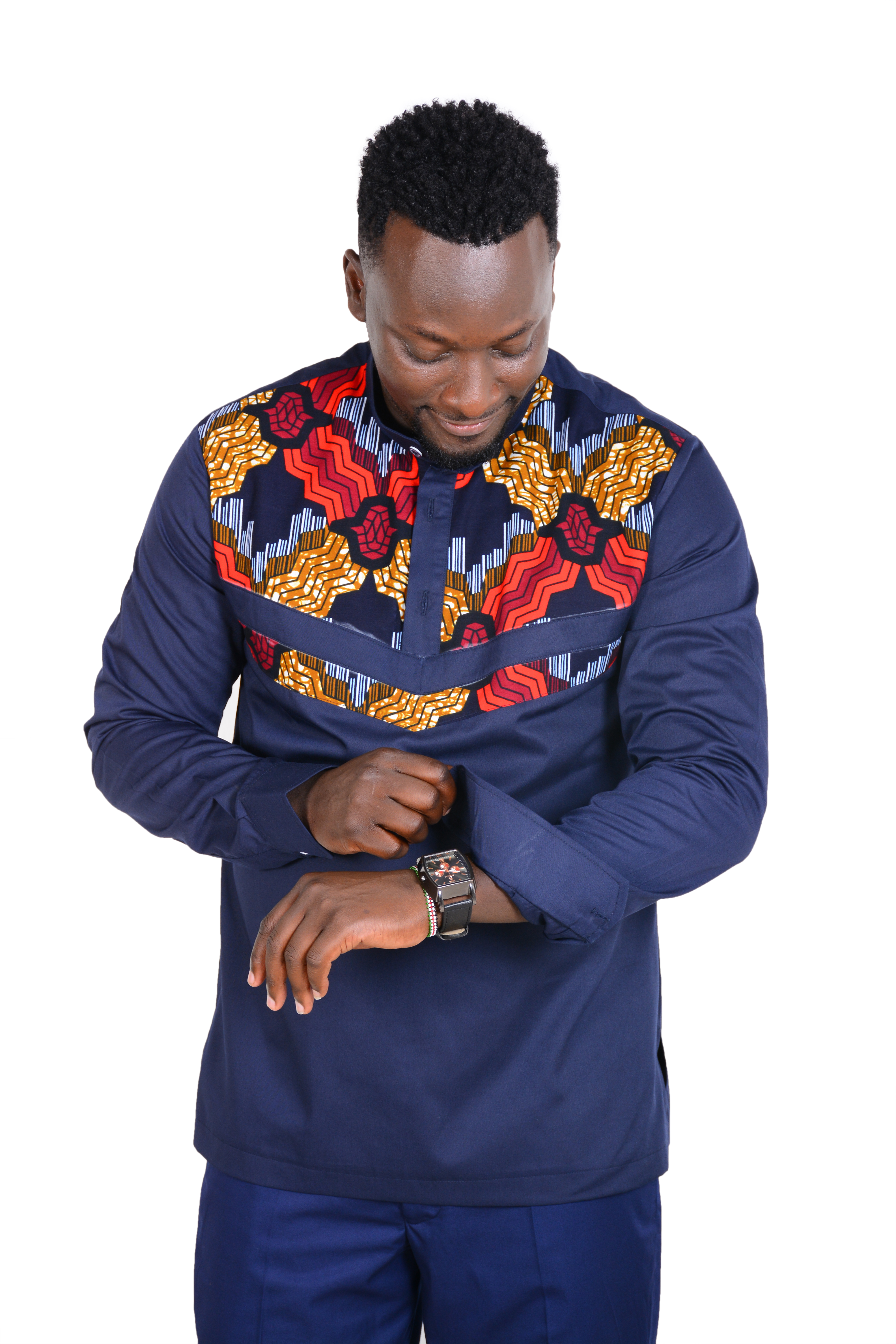 Redefined Man Shirt - Navy Blue