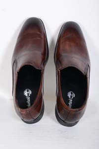 Timeless Leather Slip-On Shoes - Brown & Black