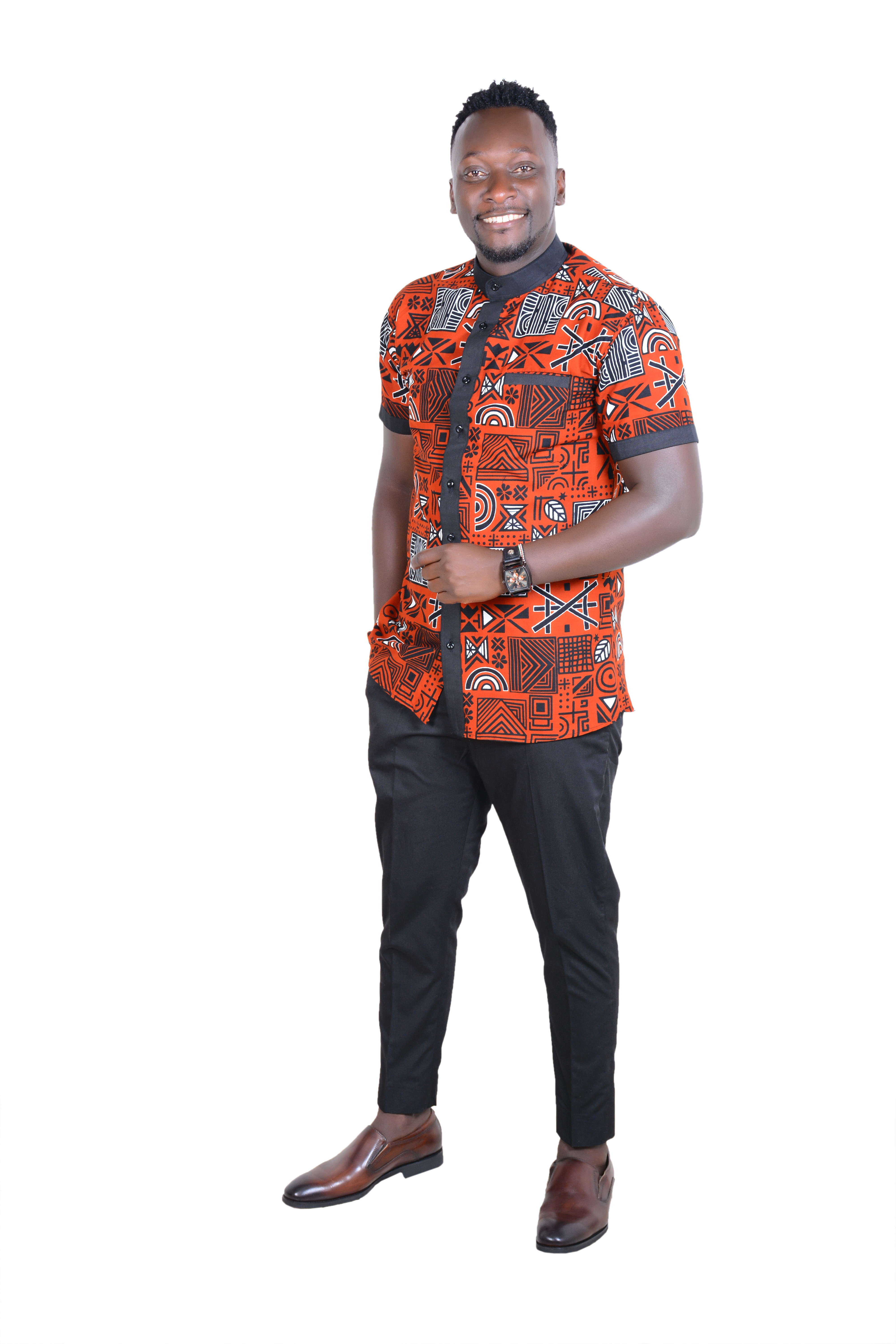Kente Kaleidoscope King- African Shirt -Assorted Colours