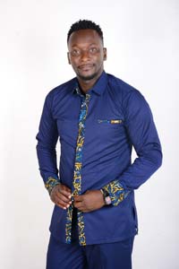 Dapper Threads- African Shirt - Blue